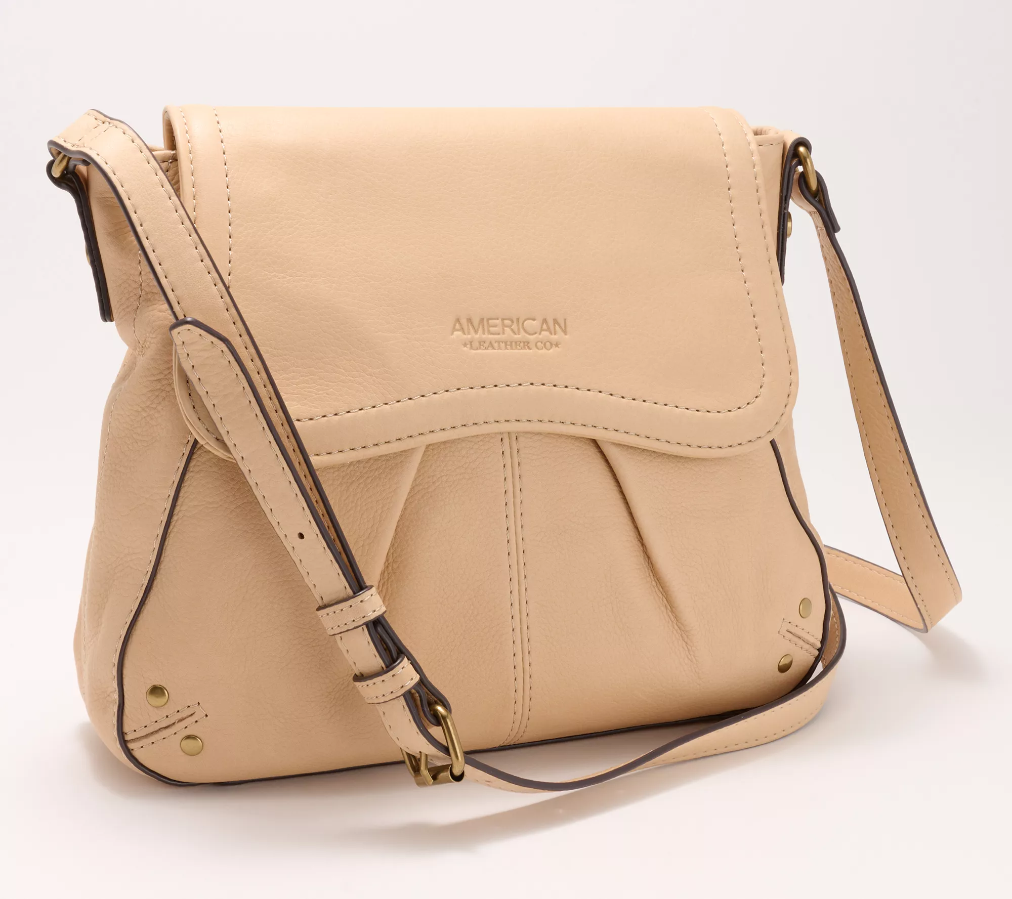 "As Is" American Leather Co. Ria Front Flap Large Crossbody