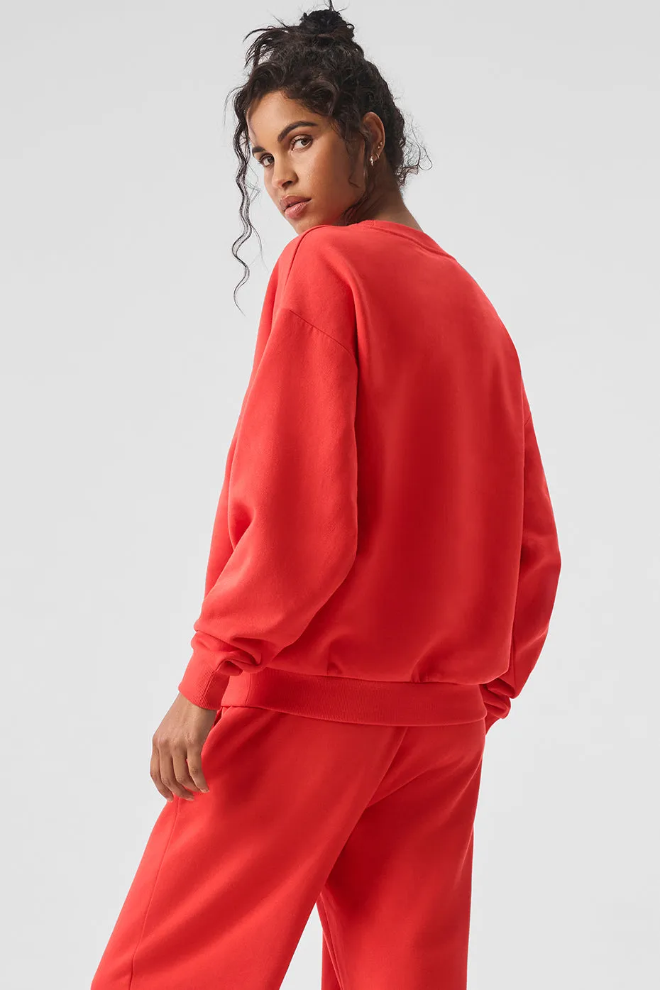 Accolade Crew Neck Pullover - Red Hot Summer