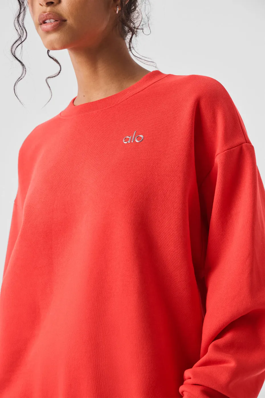 Accolade Crew Neck Pullover - Red Hot Summer