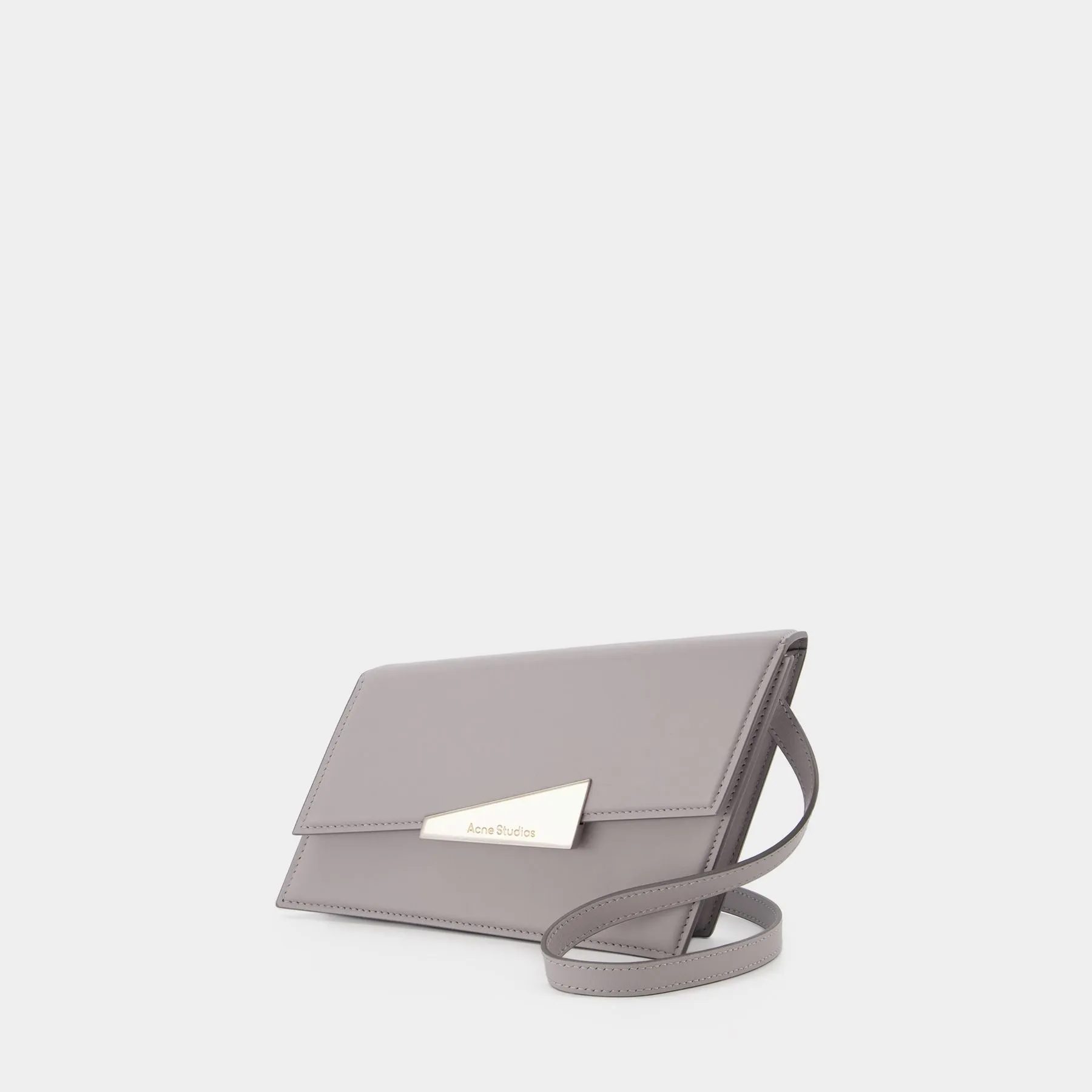 Acne Studios  Distorted Crossbody - Acne Studios - Grey Clair - Leather