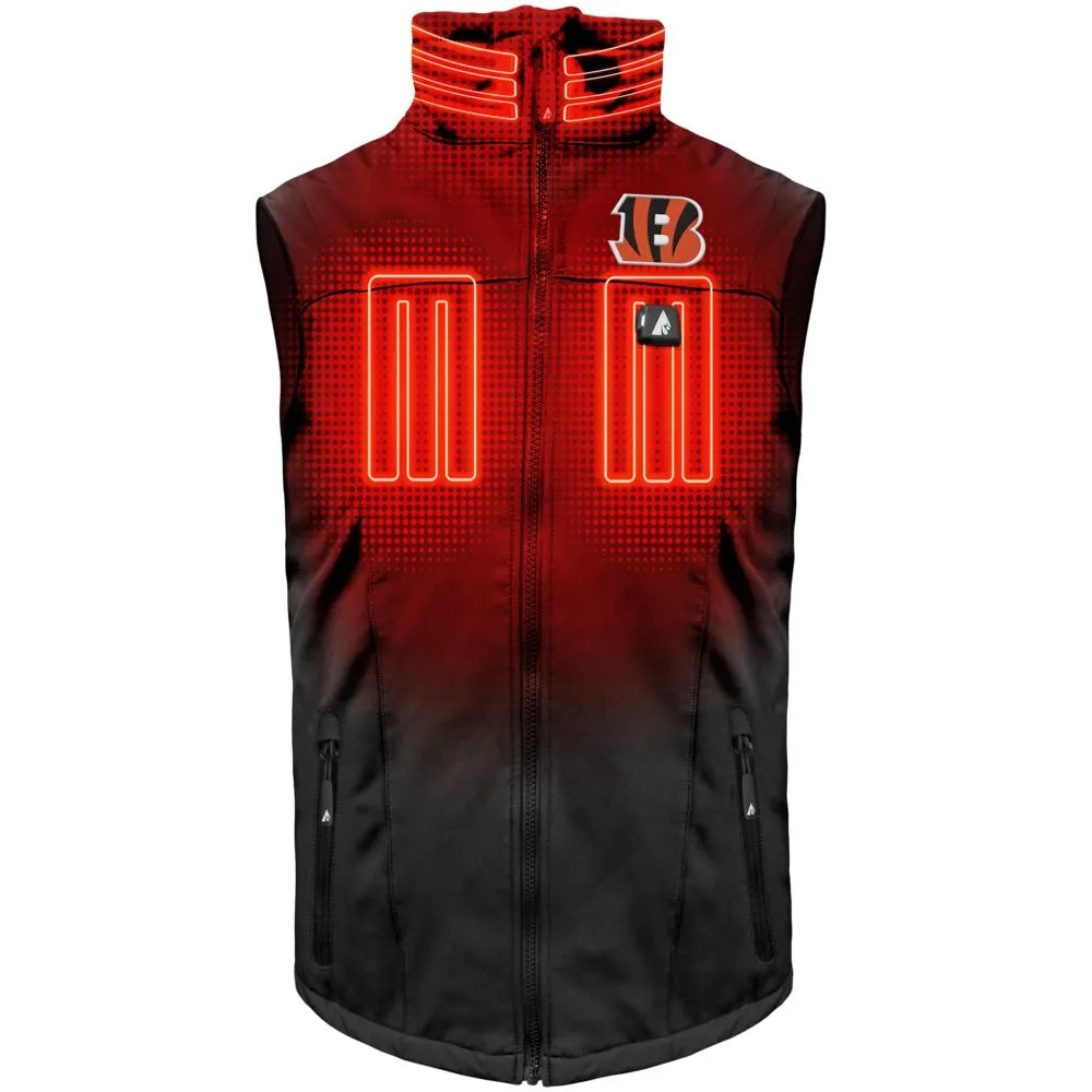 ActionHeat Cincinnati Bengals 5V Men's Softshell Battery Heated Vest