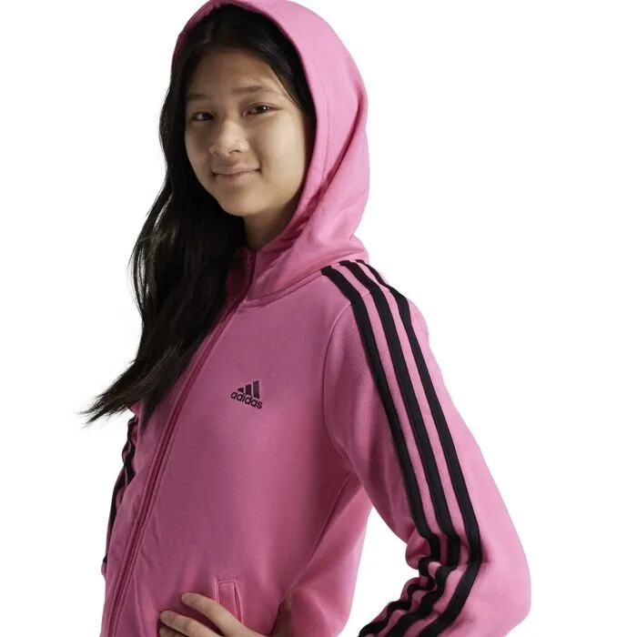 adidas ESSENTIALS 3-STRIPES FULLZIP HOODIE