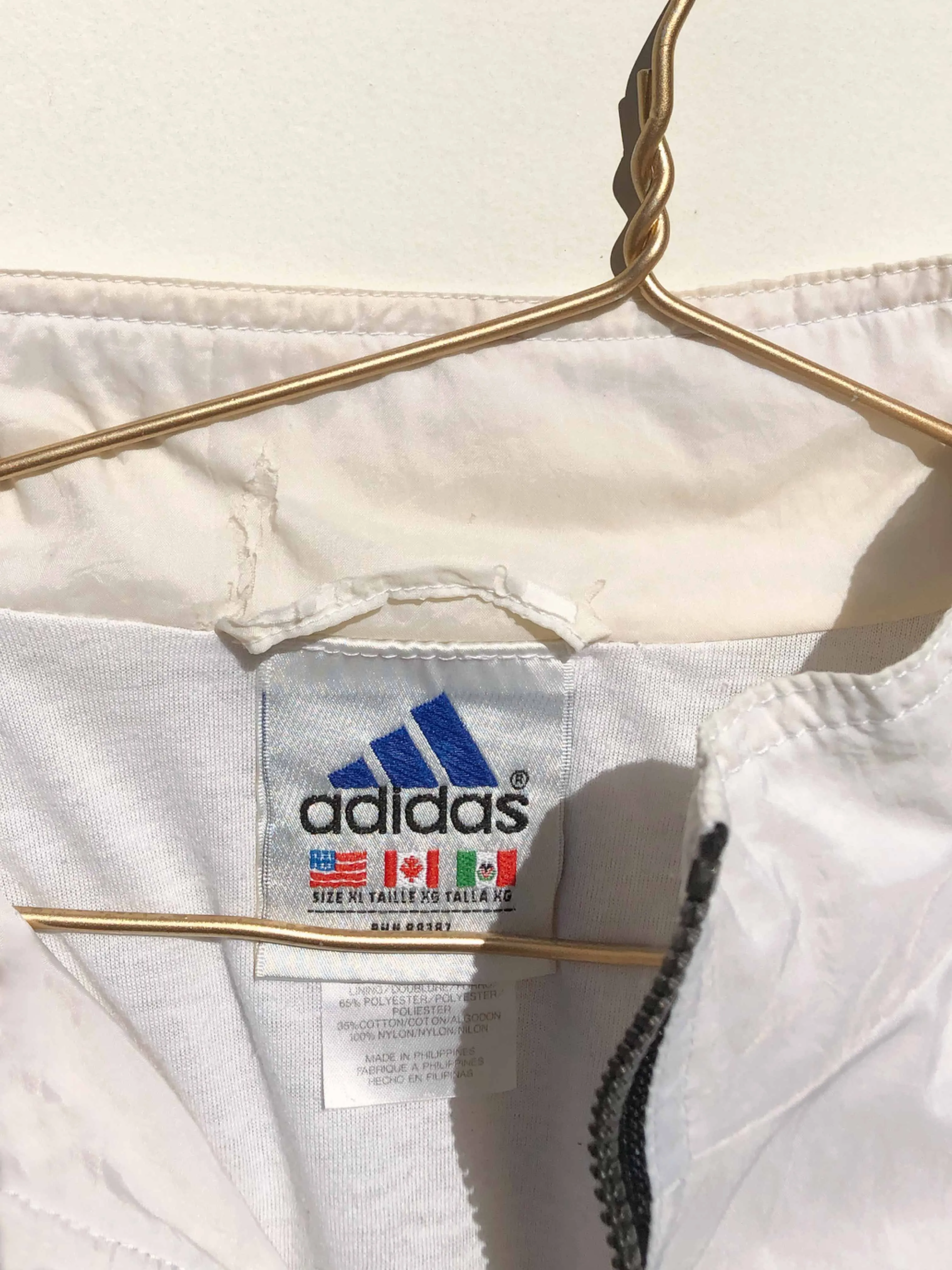 Adidas Windbreaker Jacket White (XL)