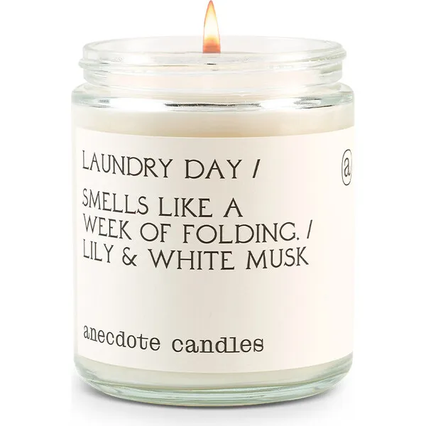 Anecdote Candles Laundry Day Glass Jar Candle