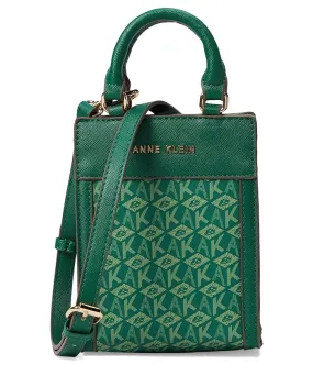 Anne Klein Mini North/South AK Cube Logo Crossbody