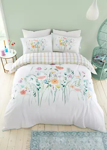 Appletree Style Gardenia 100% Cotton Duvet Cover Set | Kaleidoscope