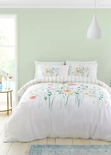 Appletree Style Gardenia 100% Cotton Duvet Cover Set | Kaleidoscope