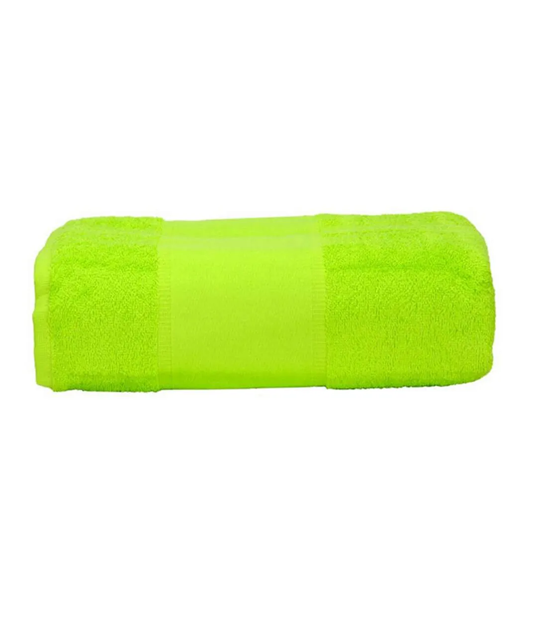 A&R Towels Print-Me Big Towel (Lime Green) (One Size) - UTRW6039