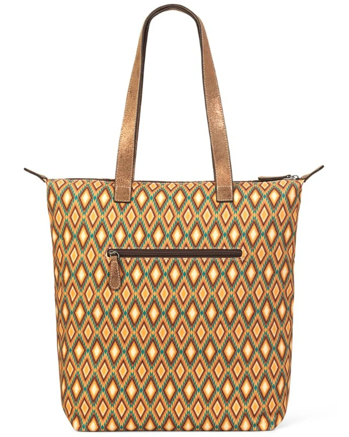 Ariat Women's Southwestern Diamond Print Tote