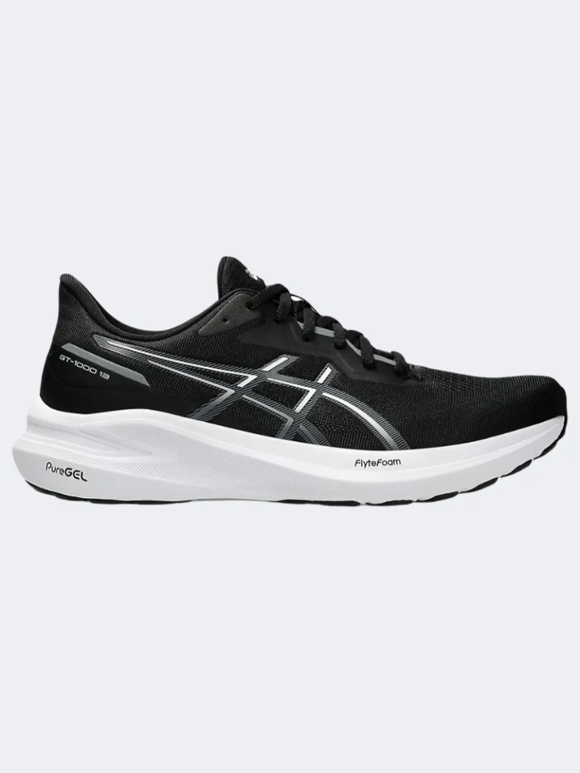 Asics Gt 1000 13 Men Running Shoes Black/White