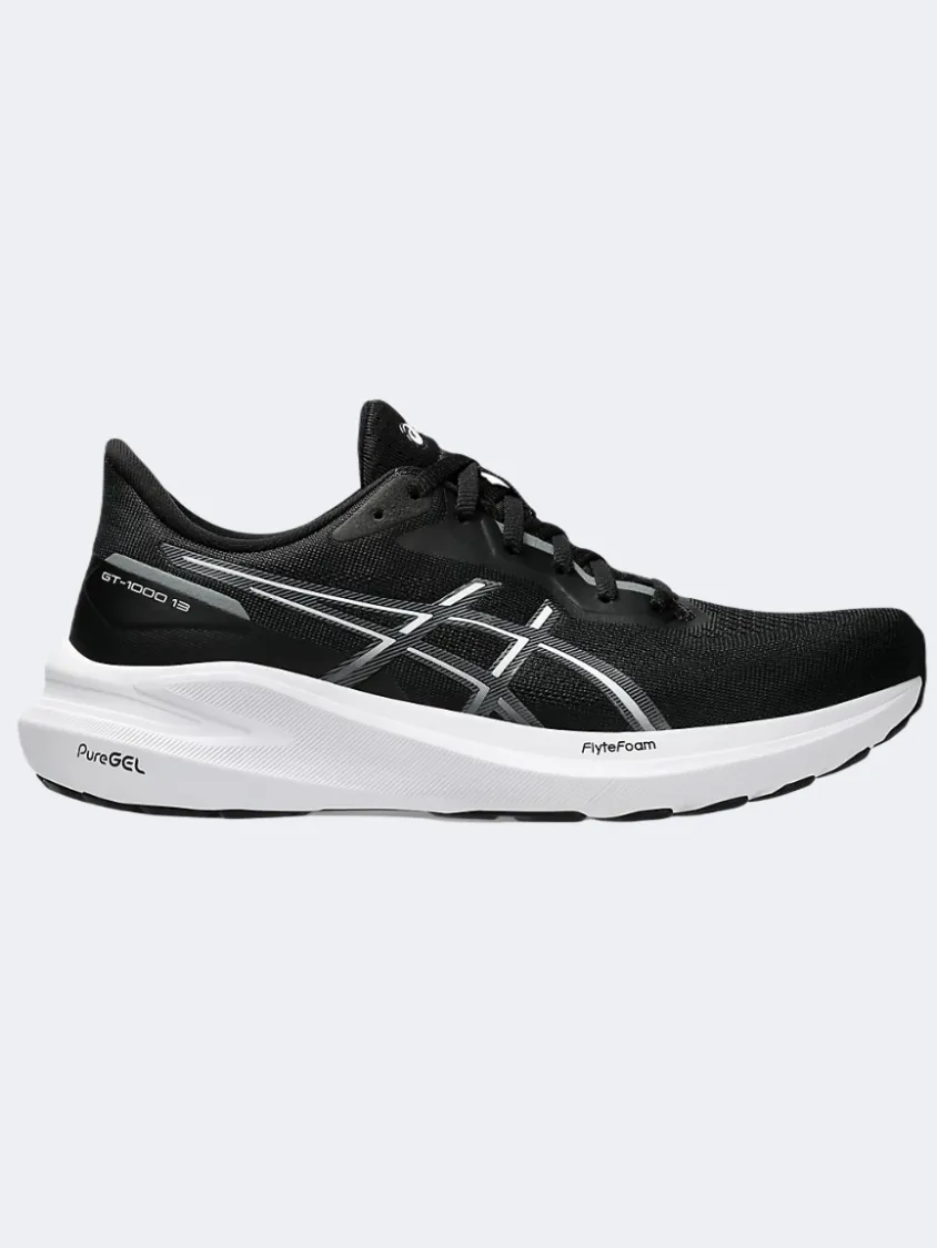 Asics Gt 1000 13 Women Running Shoes Black/White