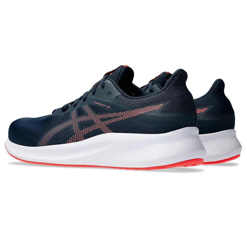 ASICS PATRIOT 13 (M) - FRENCH BLUE/SUNRISE RED RUNNING SHOES