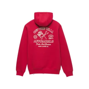 Auto Shop Pullover Hoodie Chili Pepper Red