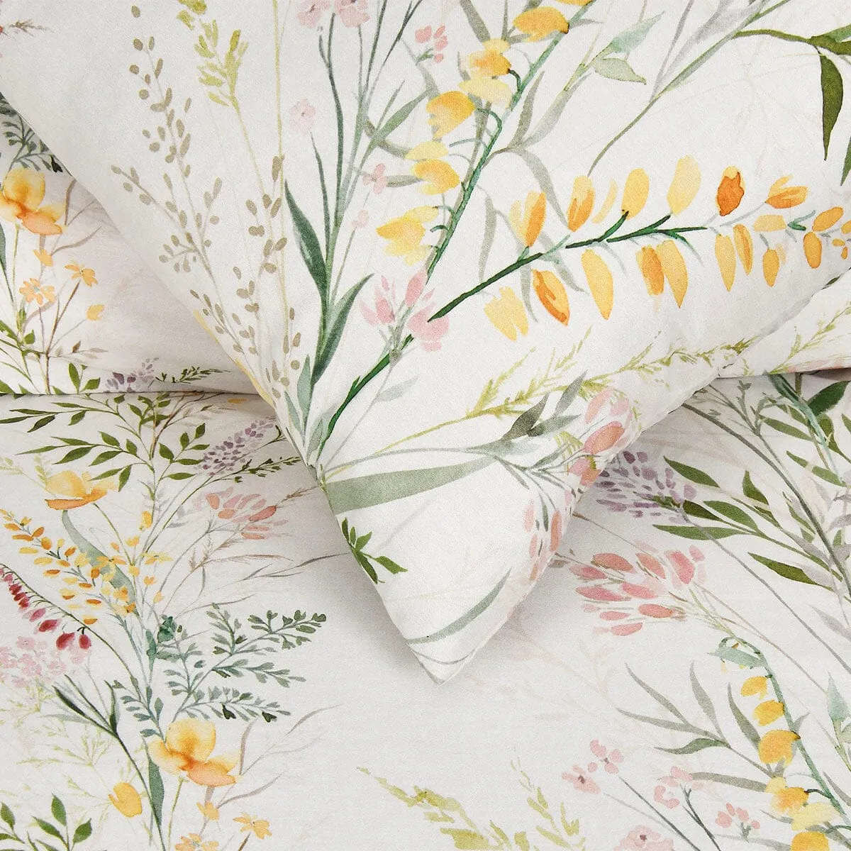 BED SHEET GREEN FLORAL-KING