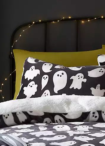 Bedlam Spooky Ghosts Halloween Fleece Duvet Cover Set | Kaleidoscope