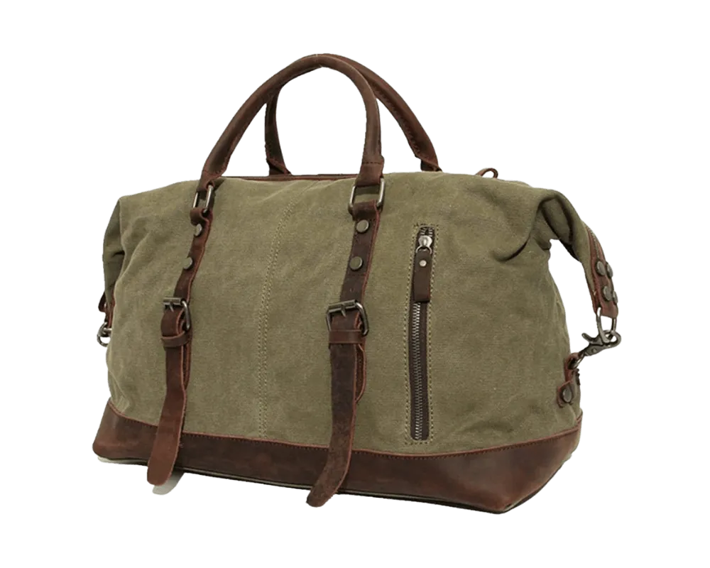 Berchirly Canvas Leather Mens' Travel Duffle Bag - Horizon Leathers