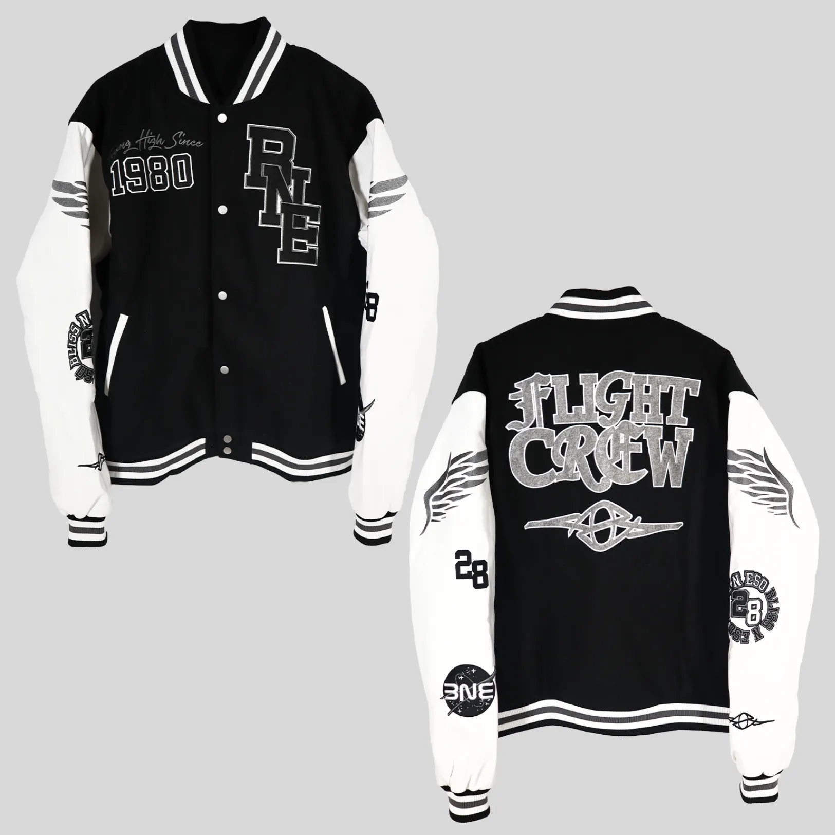 Black Varsity Jacket