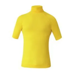 C Skins UV Mens Short Sleeve Blank Rash Vest - Yellow