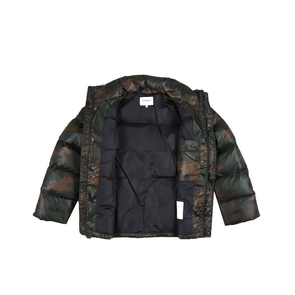 Carhartt Wip Deming Jacket Camo Evergreen/Brick Orange I025113-57