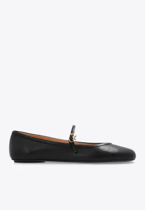 Carla Leather Ballet Flats