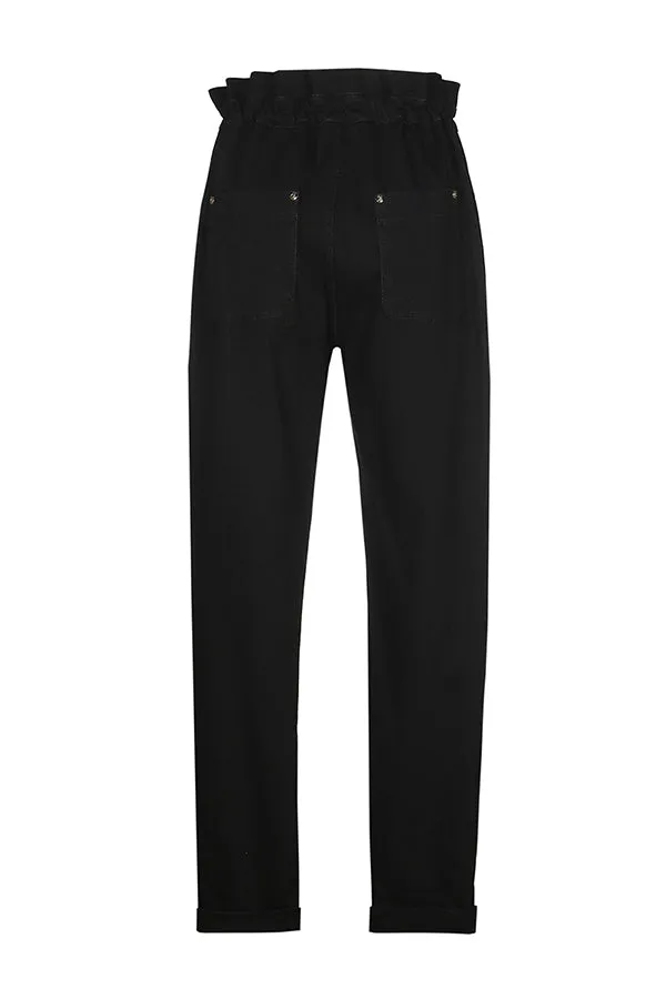 Caroline Biss HIGH WAIST BAGGY TROUSERS