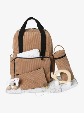 Changing Bag in Corduroy, Travel - camel