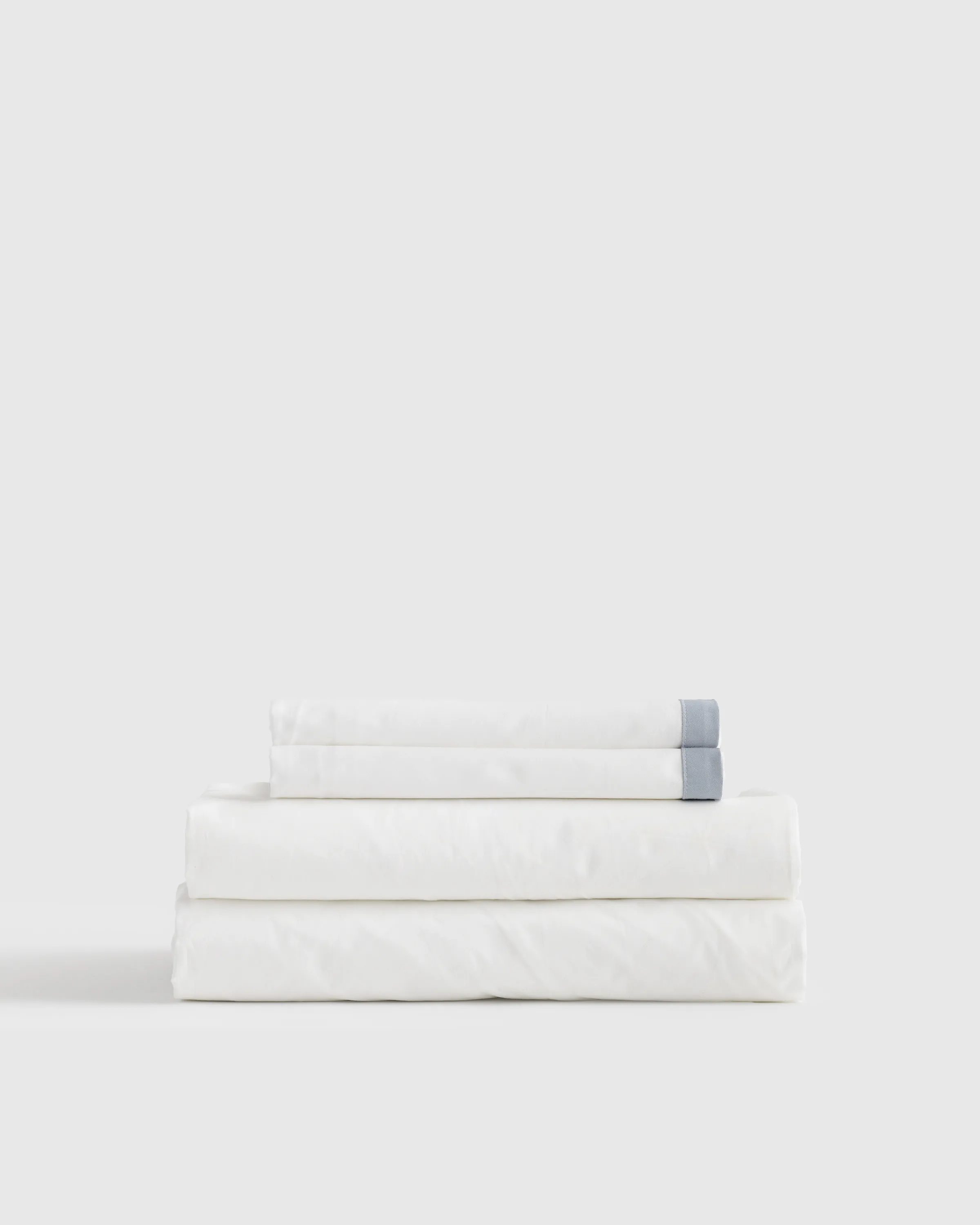 Classic Organic Percale Border Sheet Set