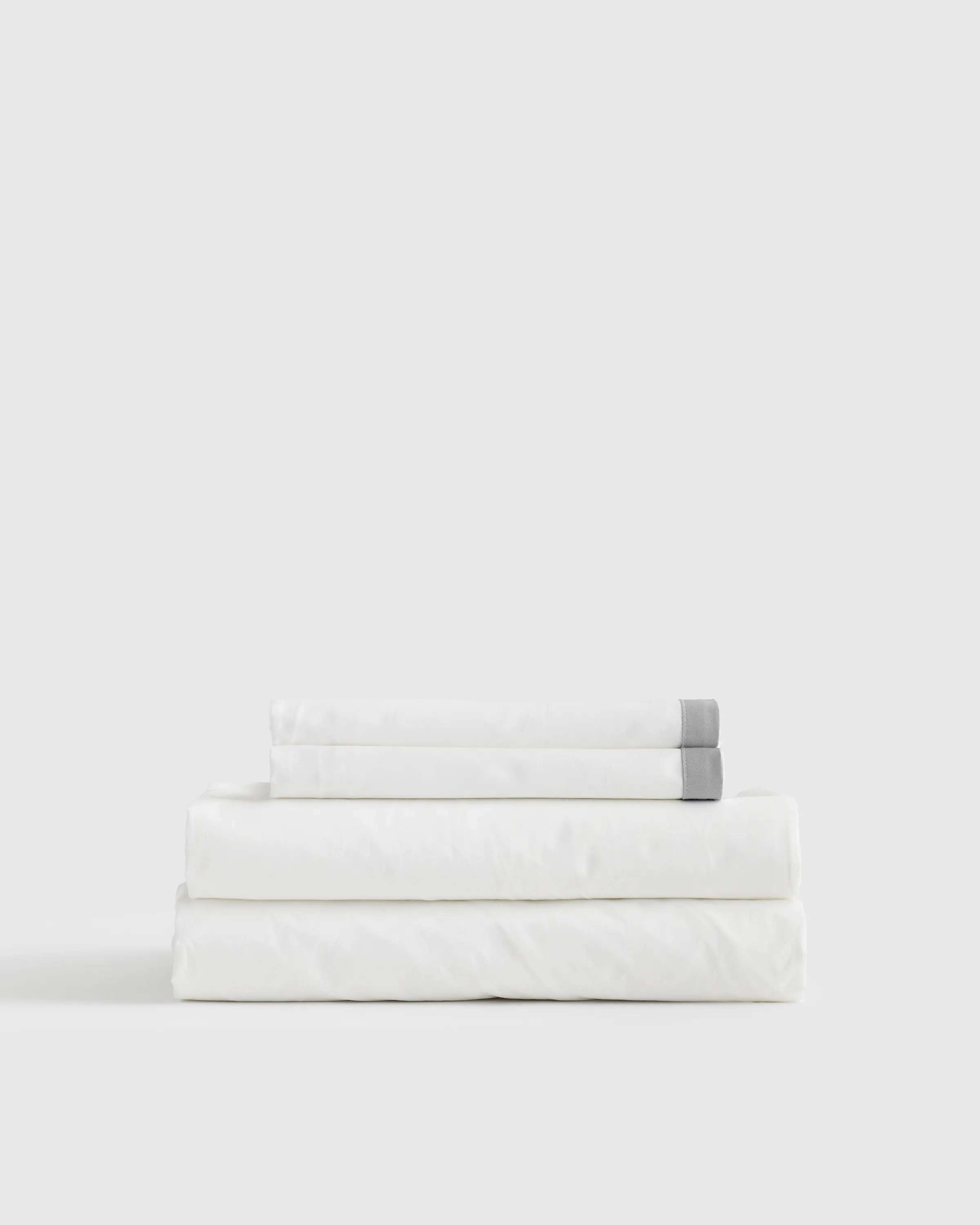 Classic Organic Percale Border Sheet Set