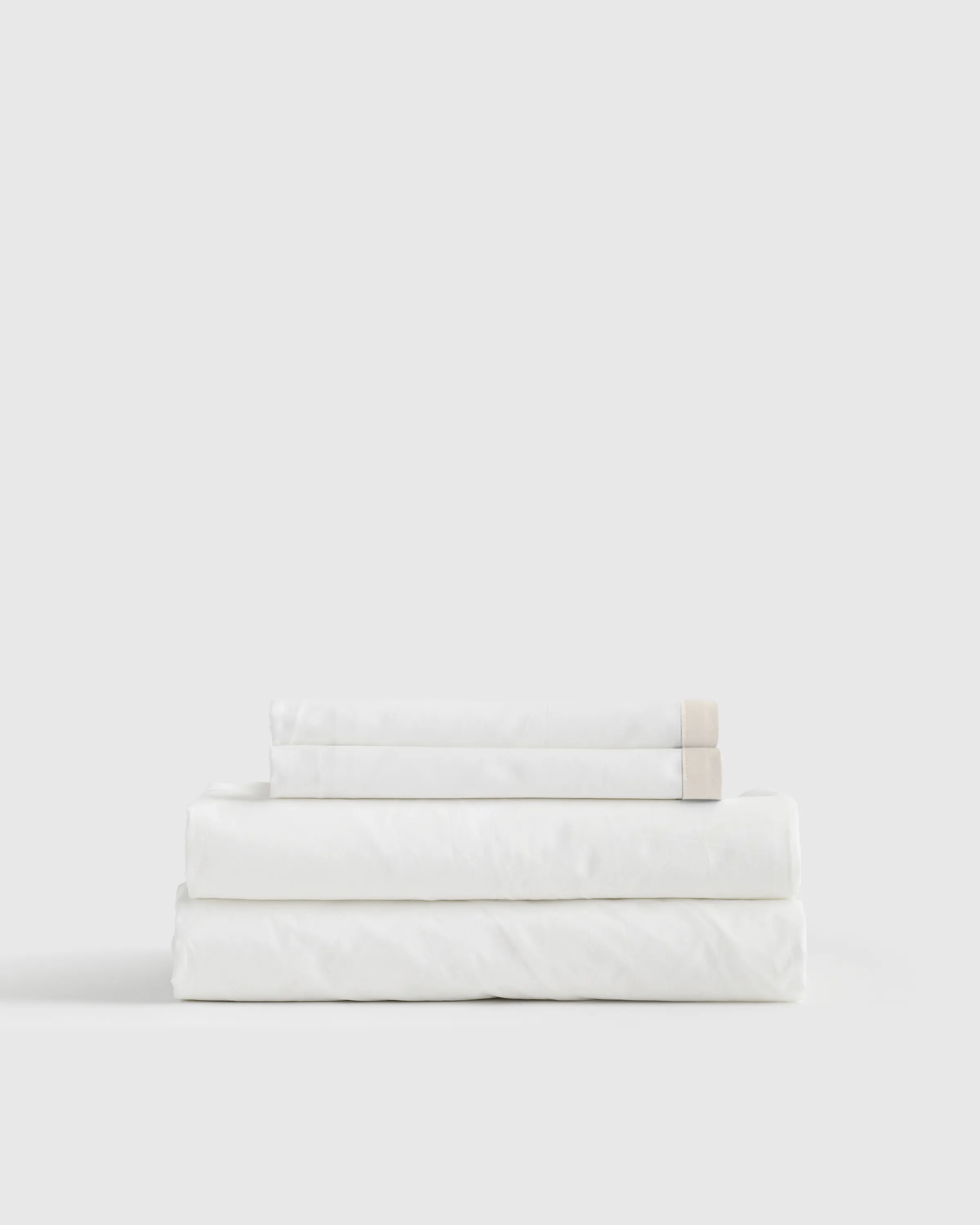 Classic Organic Percale Border Sheet Set