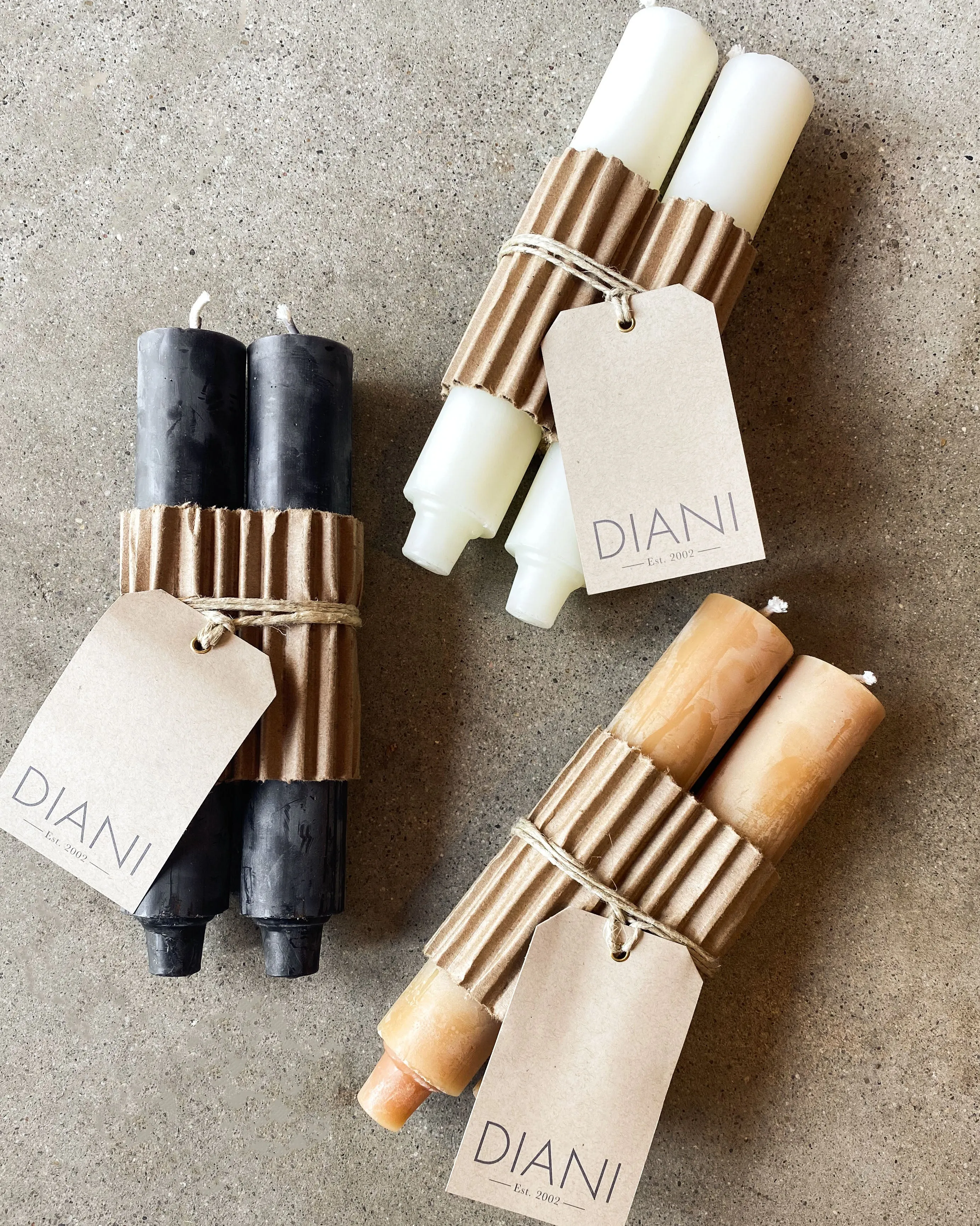 Column Candles | Black