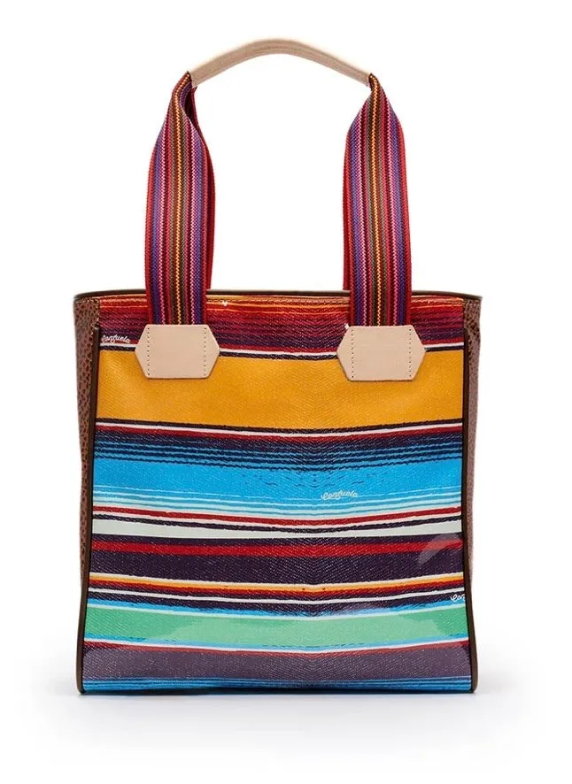 Consuela Carlita Canvas Stripe Classic Tote 6126