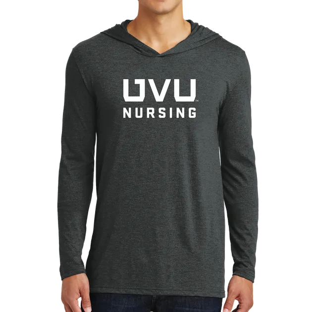 District Perfect Tri Long Sleeve Hoodie- UVU Nursing