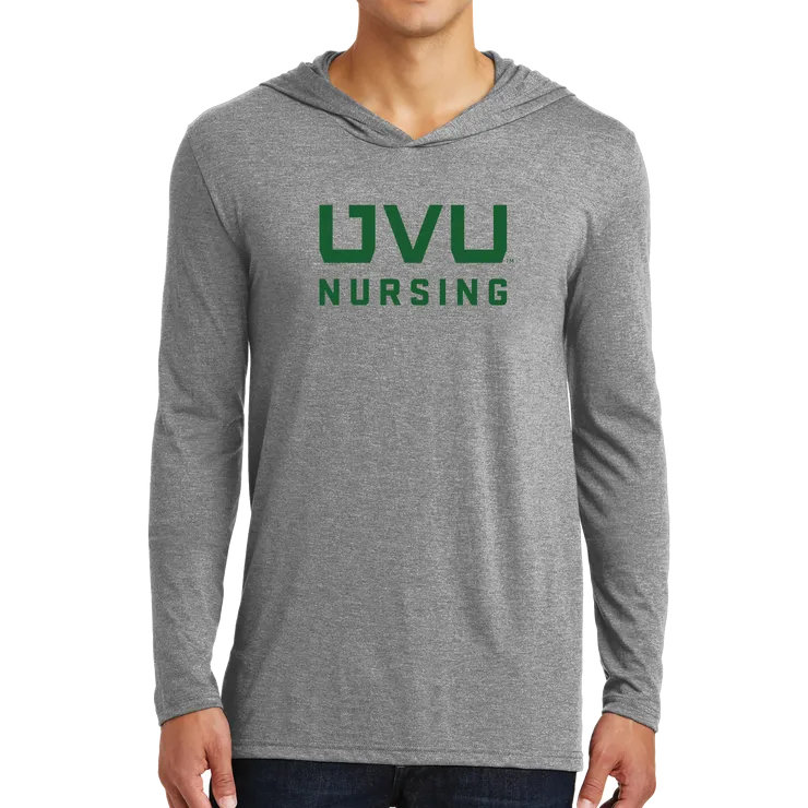 District Perfect Tri Long Sleeve Hoodie- UVU Nursing