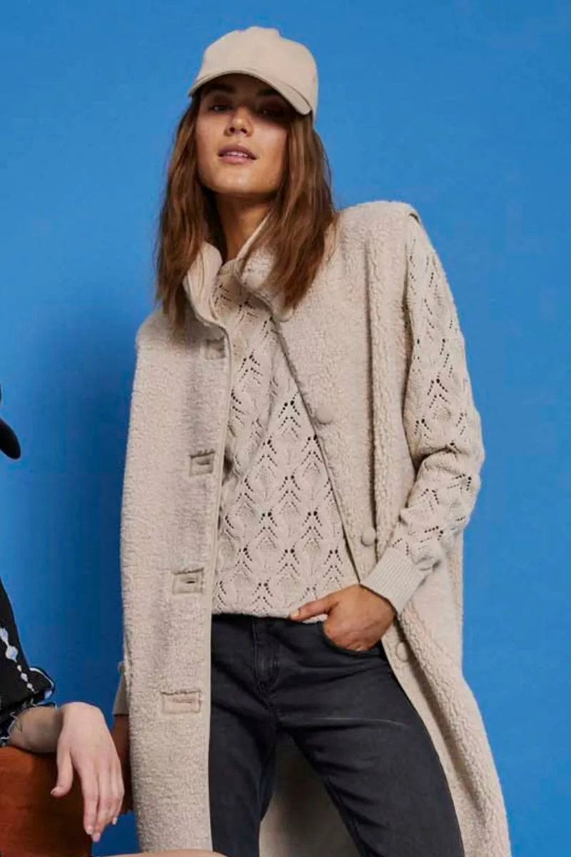 Dodo Pullover | Simply Taupe | Strik fra Freequent