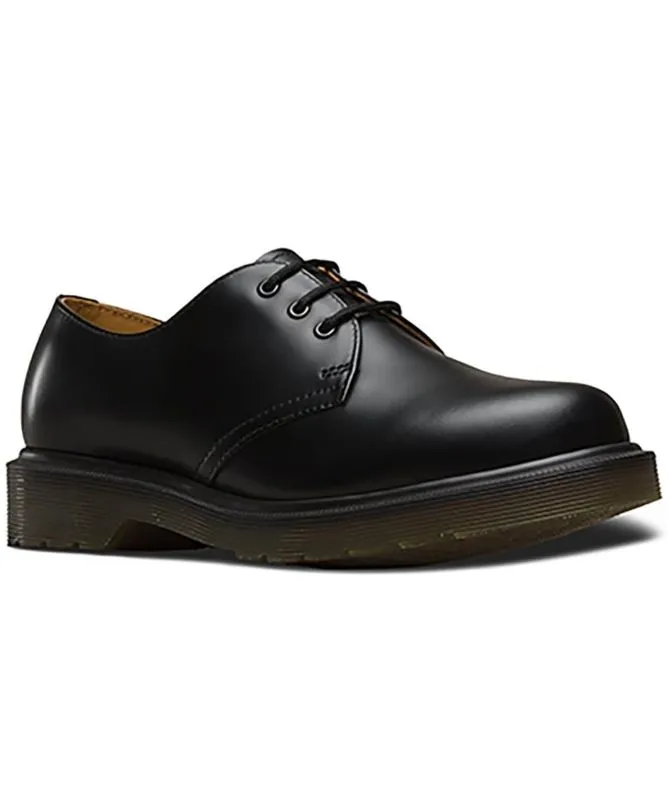 Dr. Martens Unisex 1461 Plain Welt Smooth Shoe | Black