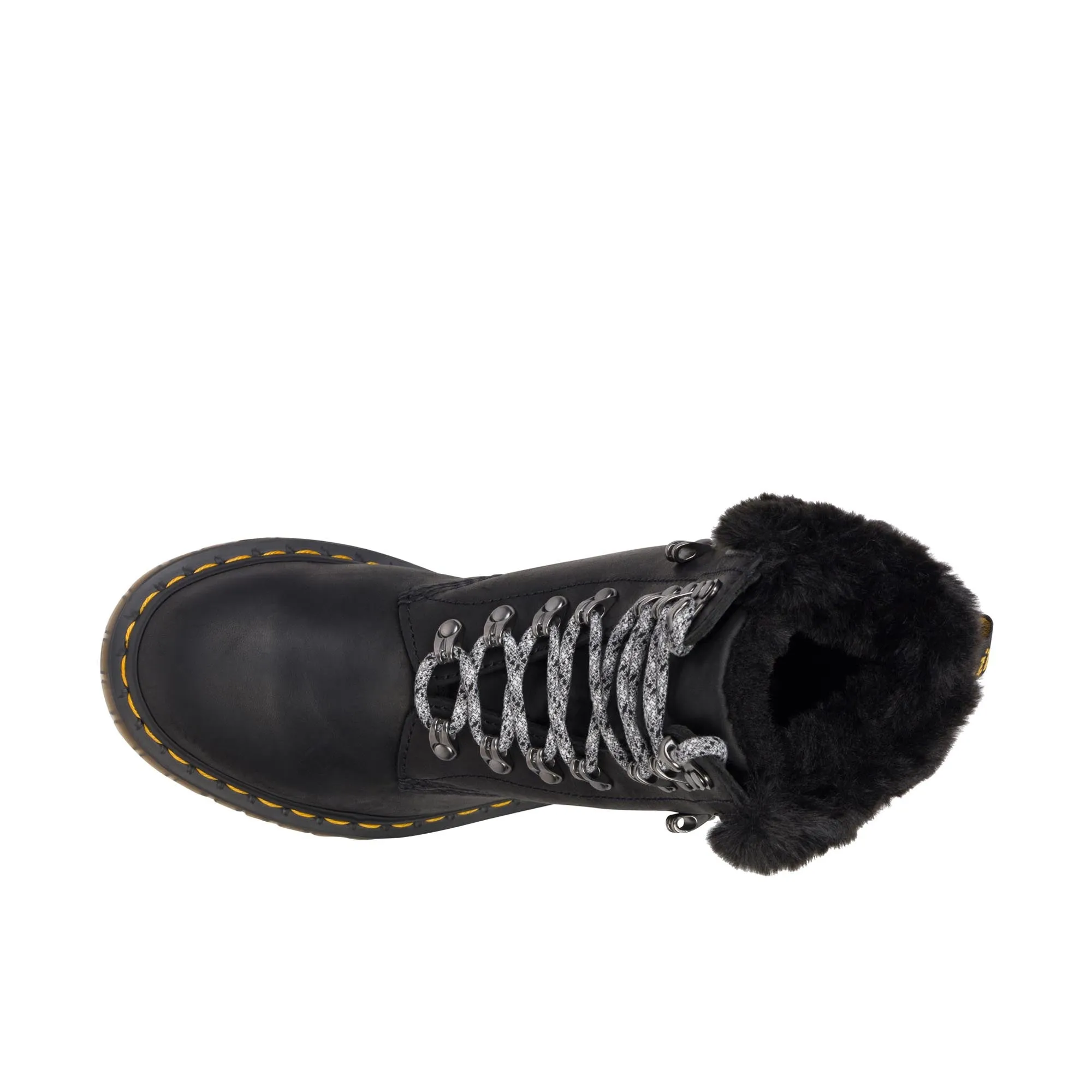 Dr Martens Womens 1460 Serena Collar Streeter Black