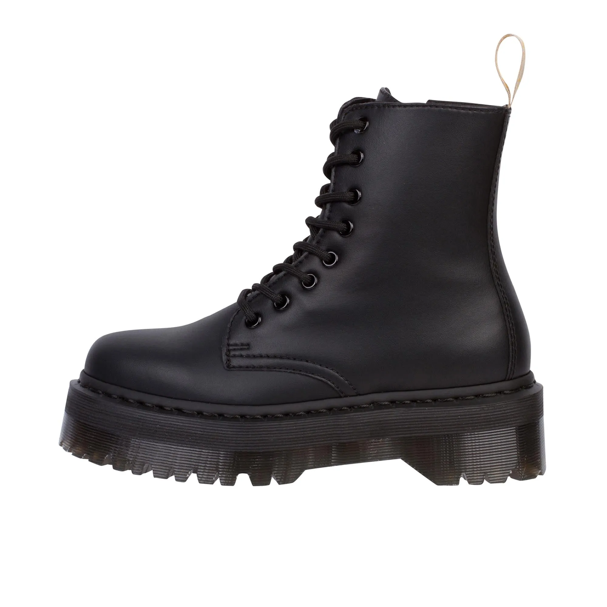 Dr Martens Womens Vegan Jadon II Mono Felix Rub Off Black