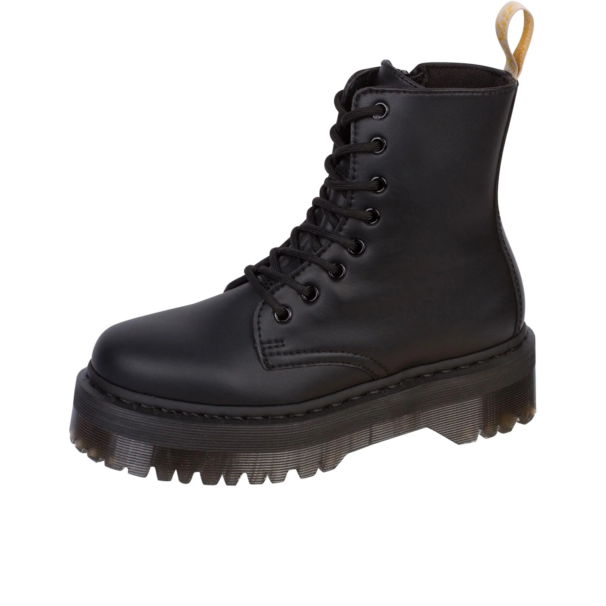 Dr Martens Womens Vegan Jadon II Mono Felix Rub Off Black