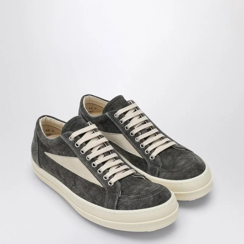 DRKSHDW Vintage Dust Grey/White Suede Sneakers for Men