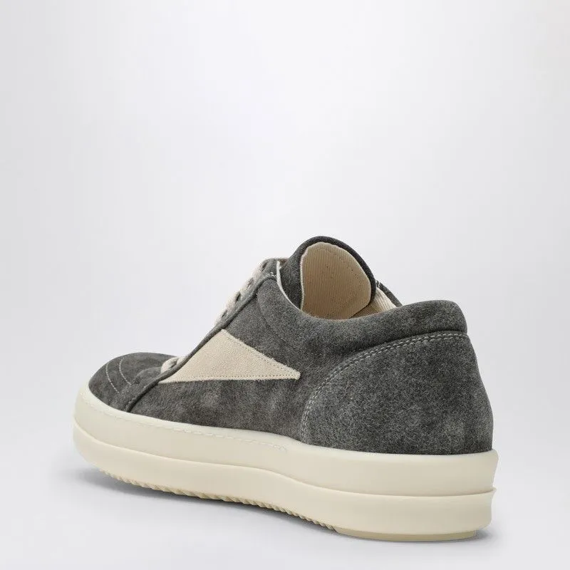 DRKSHDW Vintage Dust Grey/White Suede Sneakers for Men