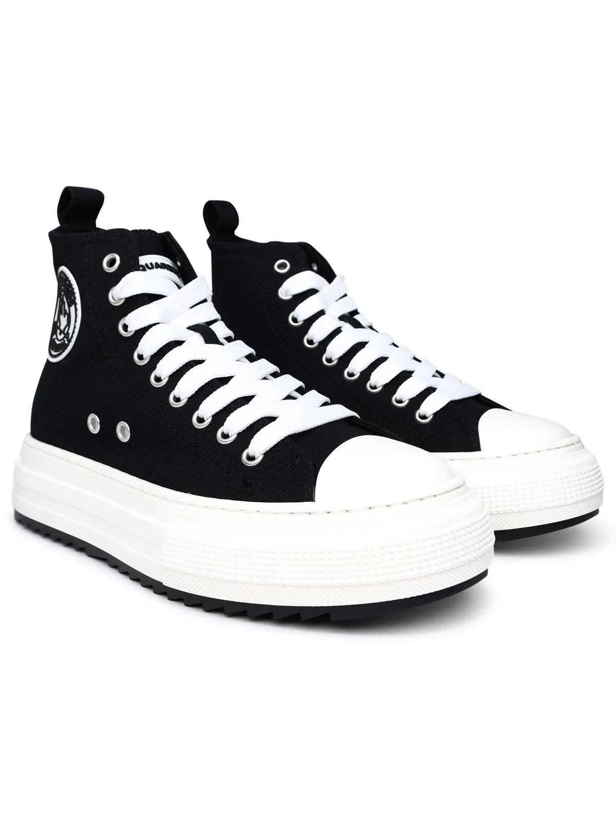 Dsquared2    Dsquared2 Black Canvas Berlin Sneakers