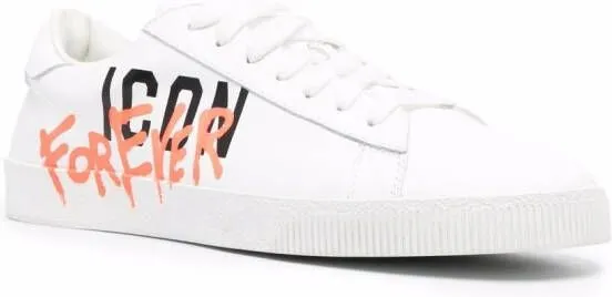 DSQUARED2 Icon-print low-top sneakers White