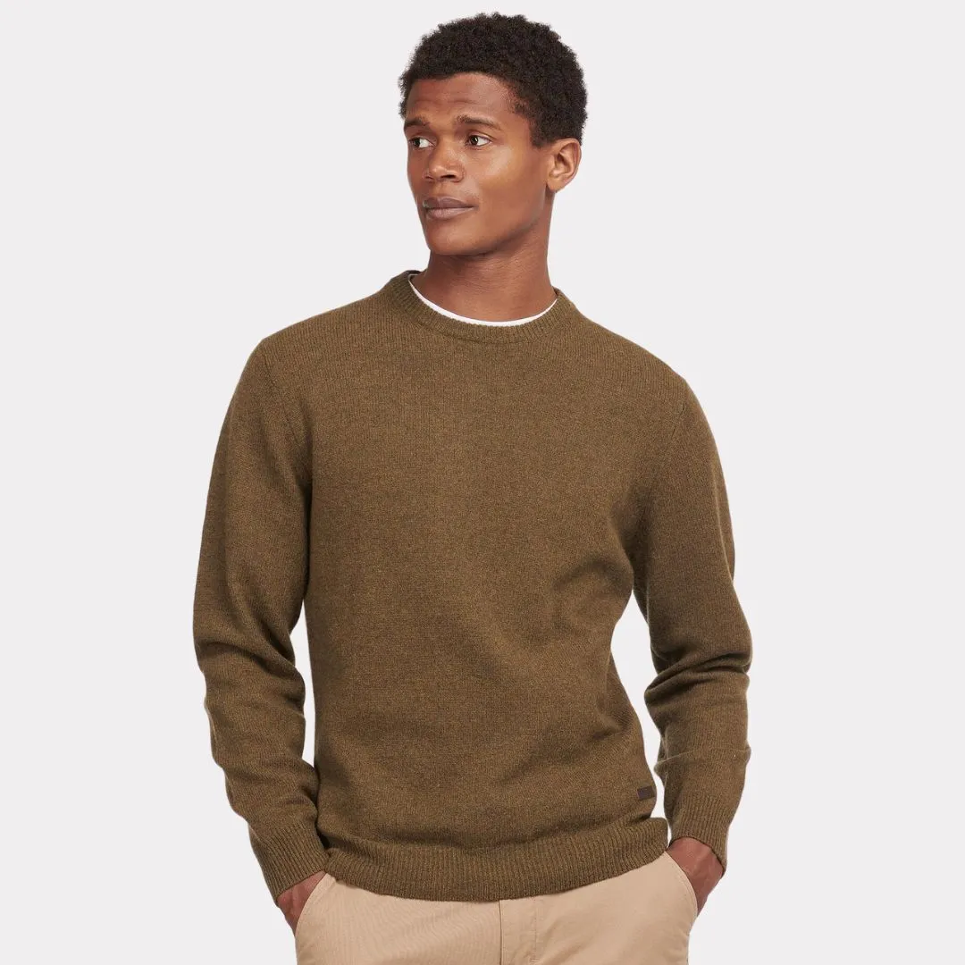 Essential Pullover Patch Crew (Willow Green)