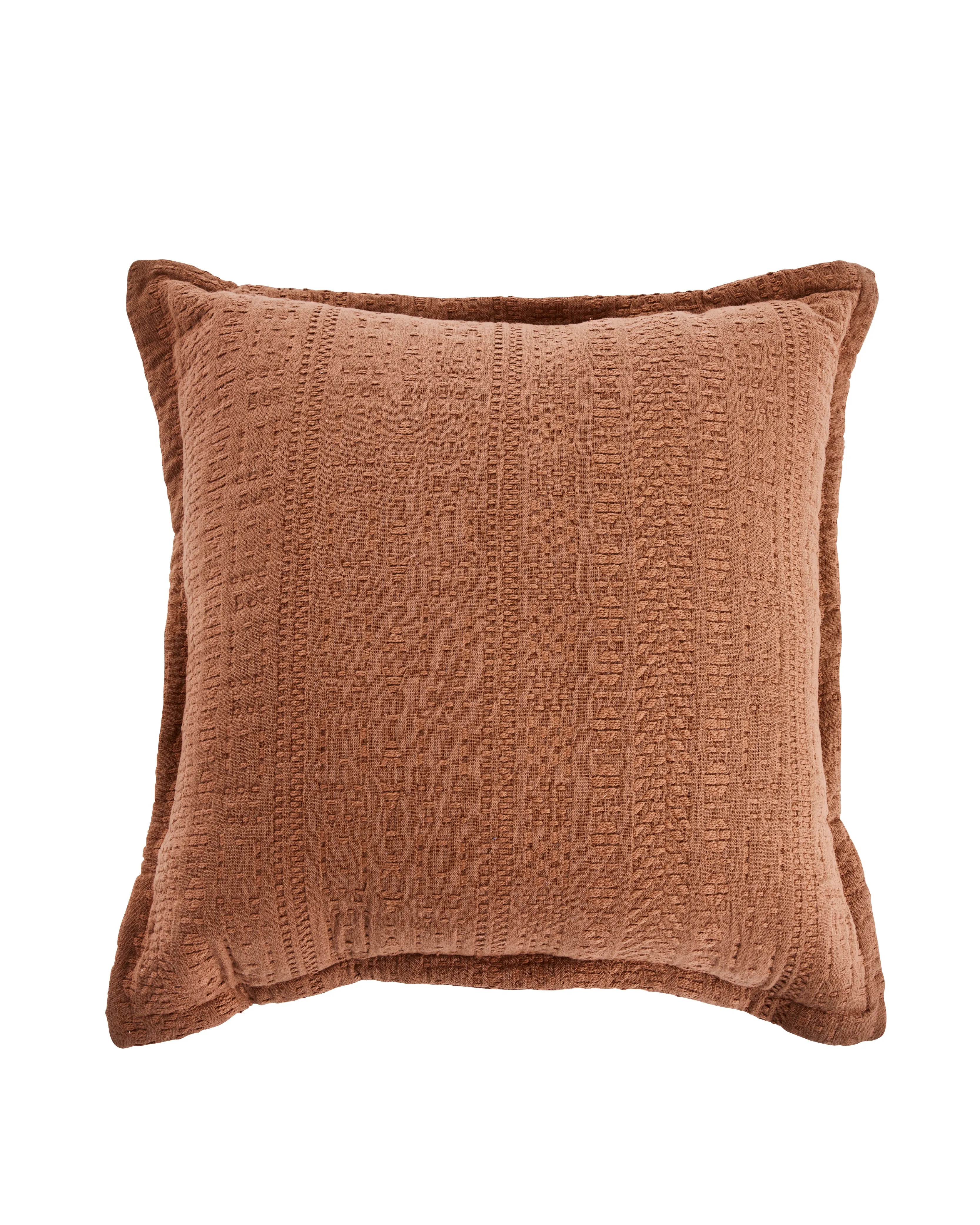 Everyday Embroidered Pillow, Sunset