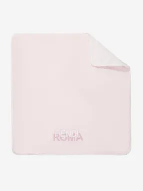 Fendi Baby Girls Padded Logo Blanket in Pink (80cm)