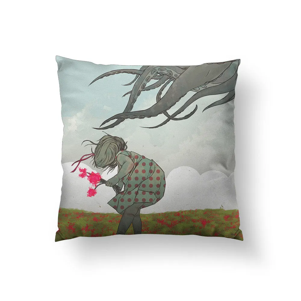 Flowers Throw Pillow