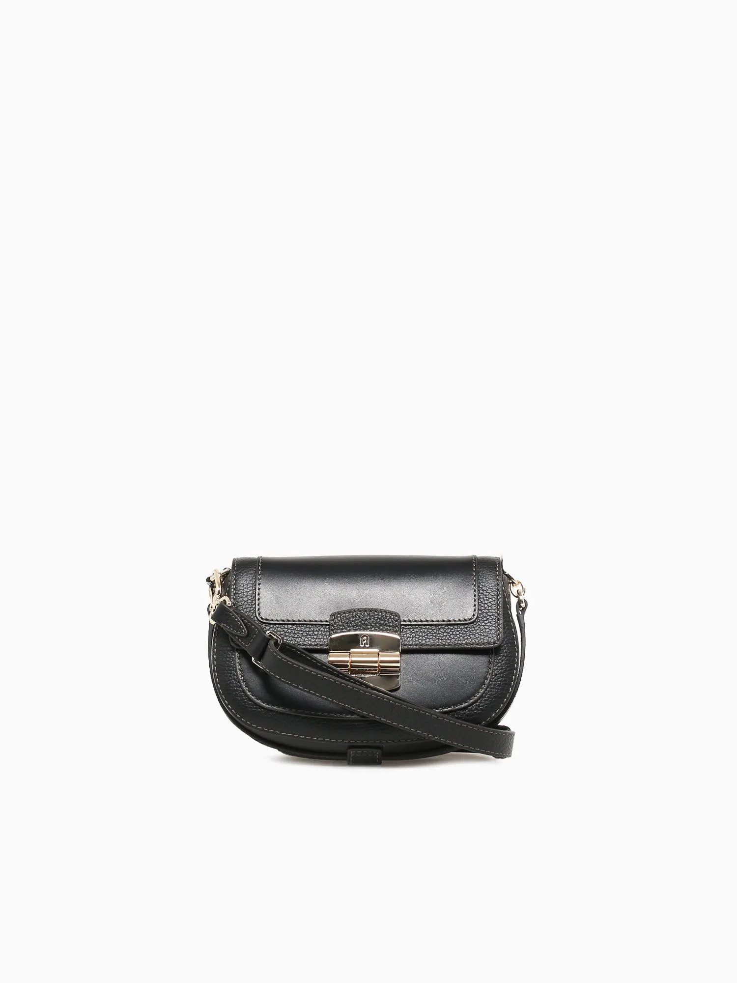 FURLA Furla Club 2 S Crossbody Nero Leather