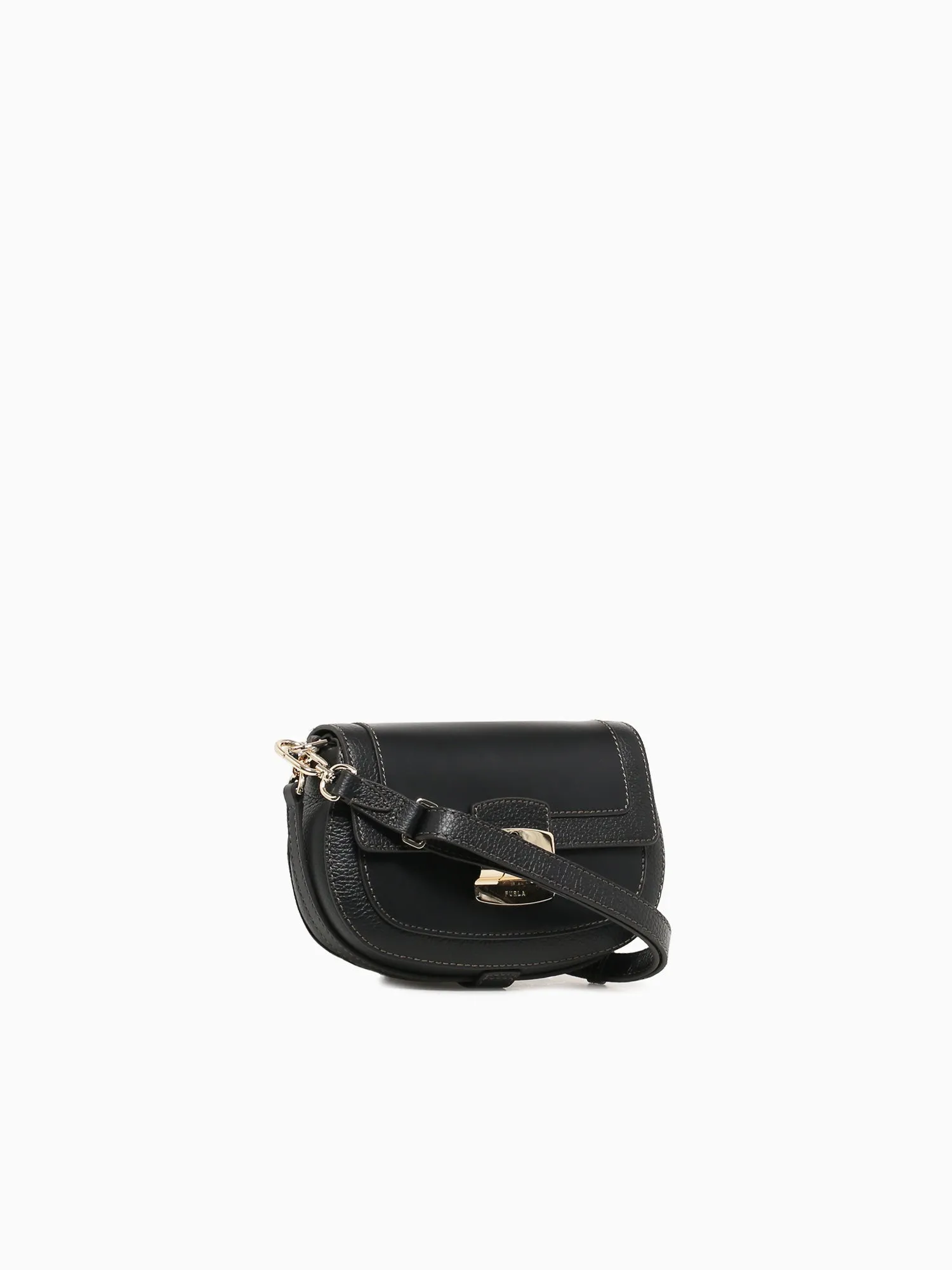 FURLA Furla Club 2 S Crossbody Nero Leather