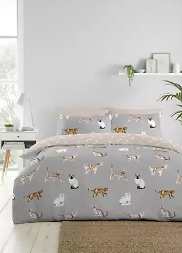 Fusion Cats Duvet Cover Set | Kaleidoscope