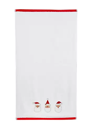 Fusion Christmas Santa Pair of Cotton Hand Towels | Kaleidoscope